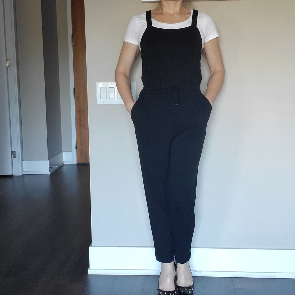 👑 2X HOST PICK 👑 Club Monaco Jersey Fabric Straps Jumpsuit - Picture 7 of 12